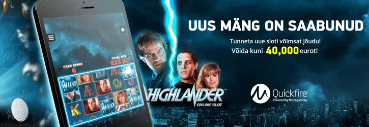 kingswin kasiino highlander tournament