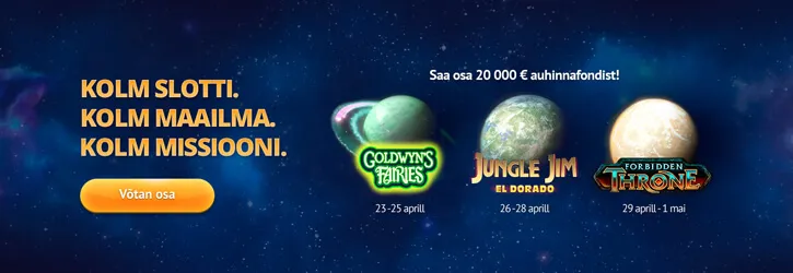 kingswin kasiino space missions