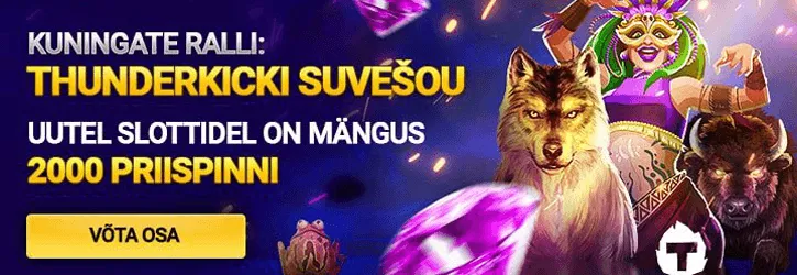 kingswin kasiino thunderkick race