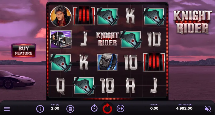 knight rider slot screen