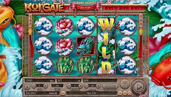 koi gate slot screen