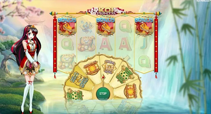 koi princess slot wheel