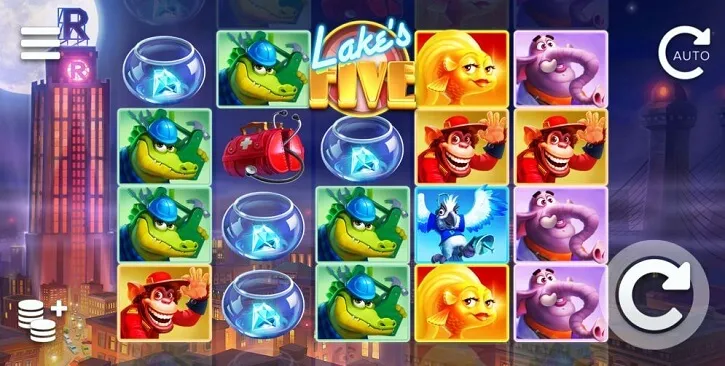 lakes five slot screen