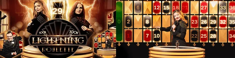 lightning roulette game screens
