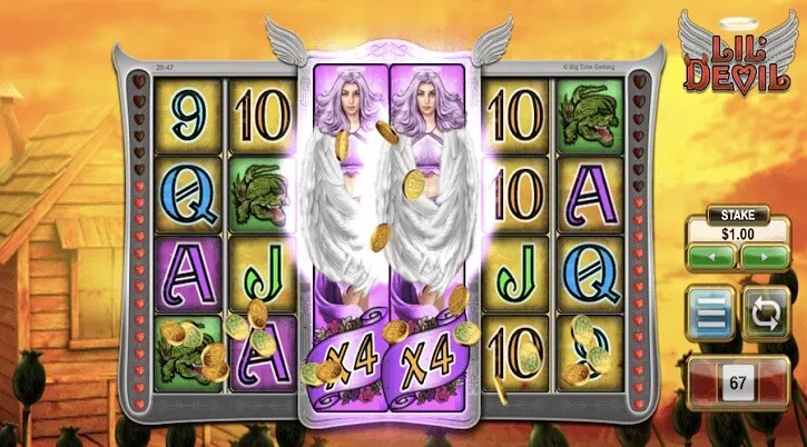 lil devil slot screen