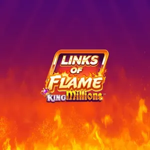 links of flame king millions slot icon