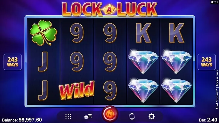 lock a luck slot screen