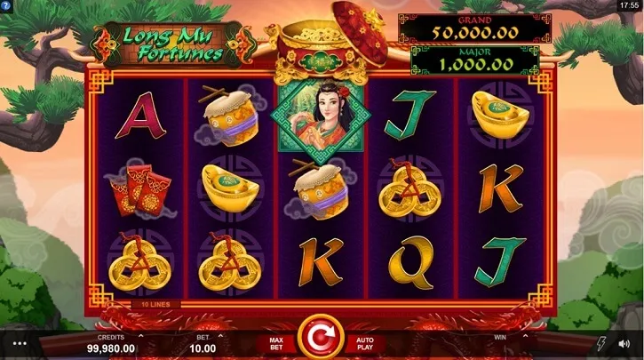 long mu fortunes slot screen