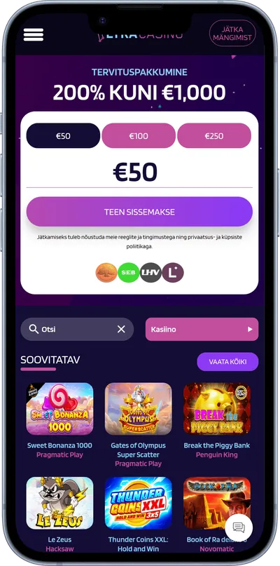 lyra casino mobiilne veebileht
