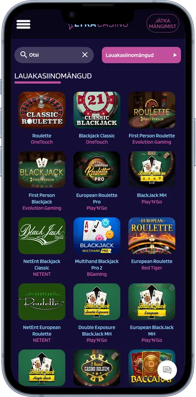 lyra casino mobiilne veebileht lauamängud