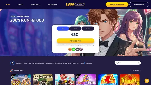 lysacasino veebileht