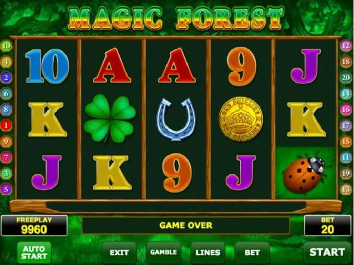 magic forest slot screen