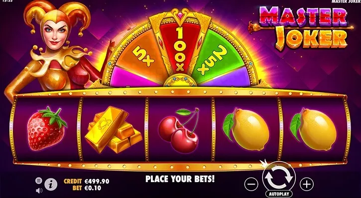 master joker slot screen