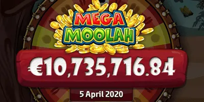 mega moolah jackpot aprill 2020