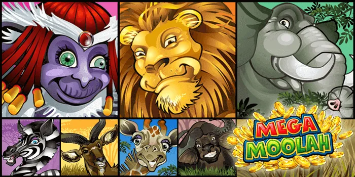 mega moolah slot icons