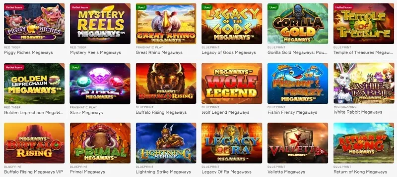 megaways slottid