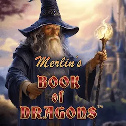 merlins book of dragons slot icon