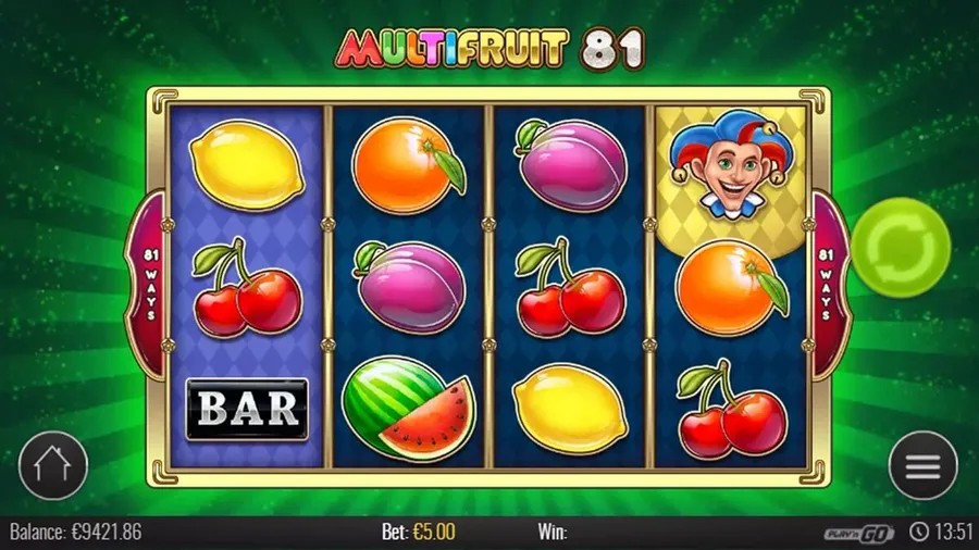 multifruit81 slot screen