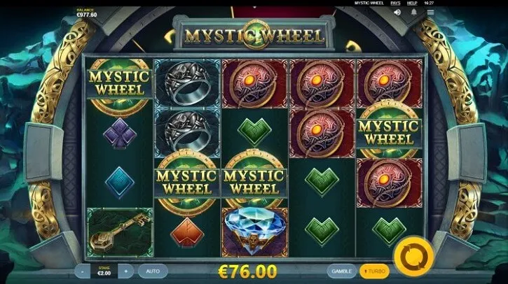 mystic wheel slot screen