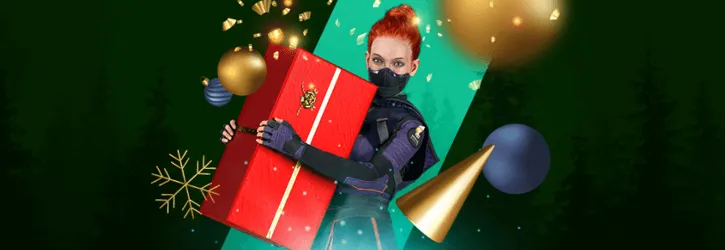 ninja kasiino christmas giveaway kampaania