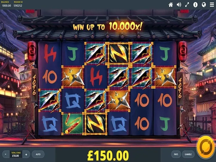 ninja ways slot screen