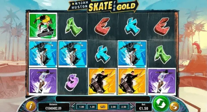 nyjah huston skate for gold slot screen
