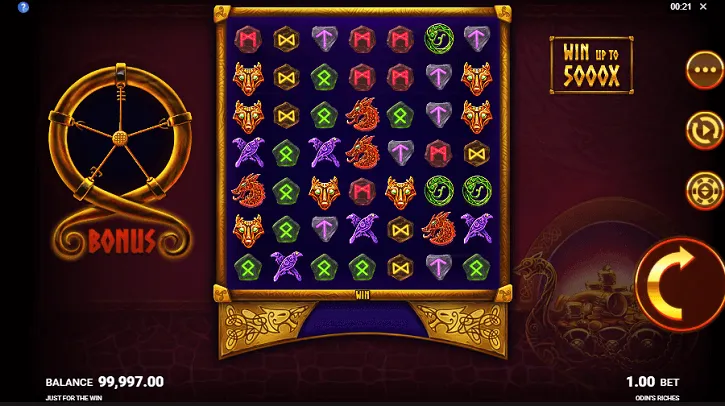 odins riches slot screen