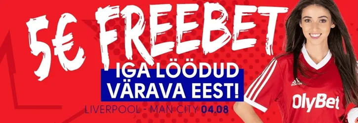 olybet freebet liverpool mancity kampaania
