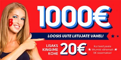 olybet kasiino 20 eurot liitumis boonus