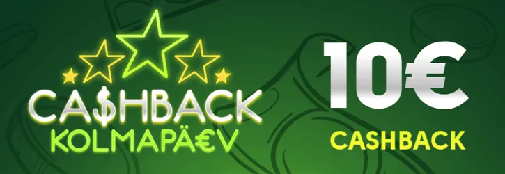 olybet kasiino cashback kolmapaev kampaania