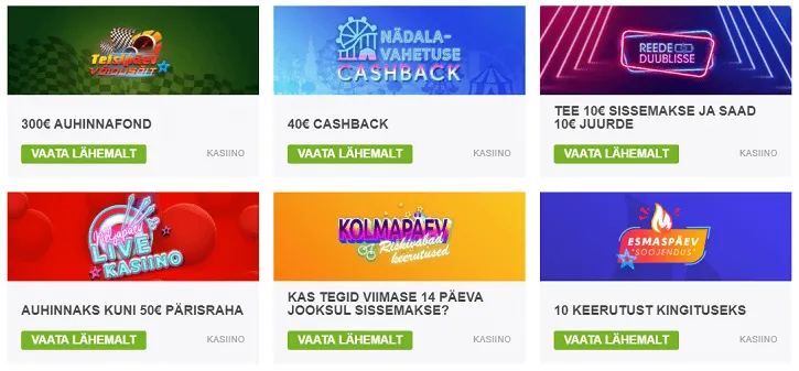 olybet kasiino uued paeva boonused