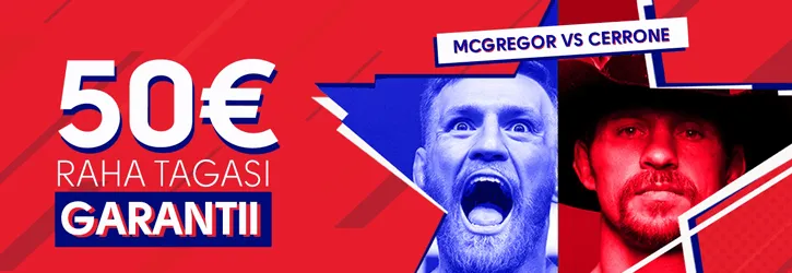 olybet mcgregor vs cerrone kampaania