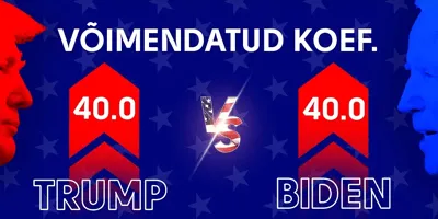 olybet spordiennustus trump vs biden