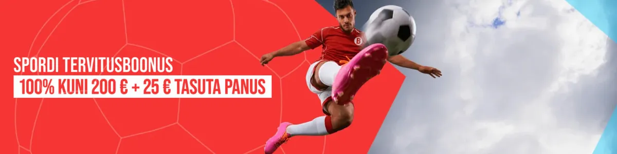 olybet spordiennustuse tervitusboonus