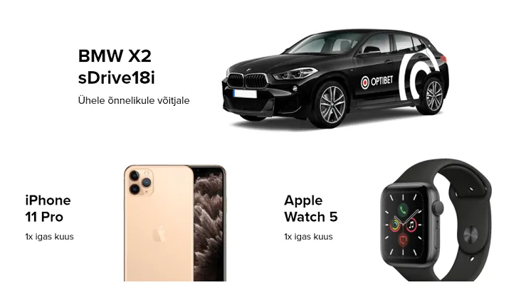 optibet kasiino bmw auhind