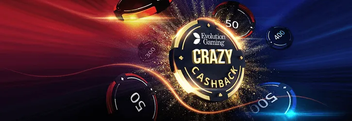 optibet kasiino evolution gaming crazy cashback