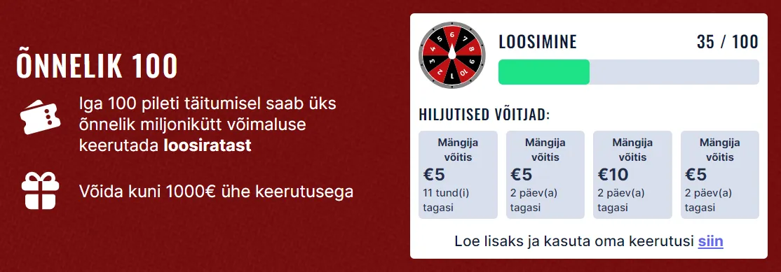 optibet kasiino miljonijaht onnelik100