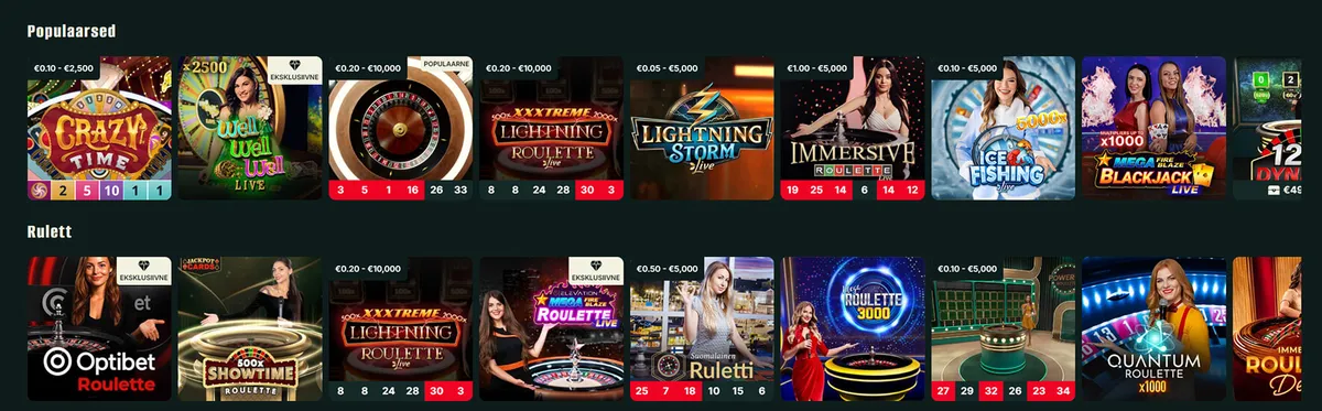 optibet live kasiino