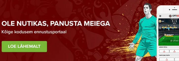 optibet spordiennustus tervitus boonus