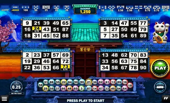 pachinko game screen