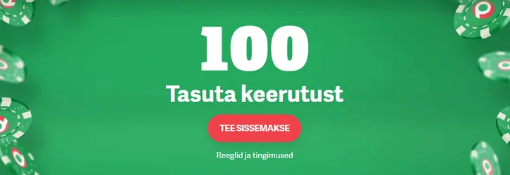 paf kasiino 100 tasuta keerutused kampaania