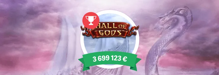 paf kasiino hall of gods kampaania