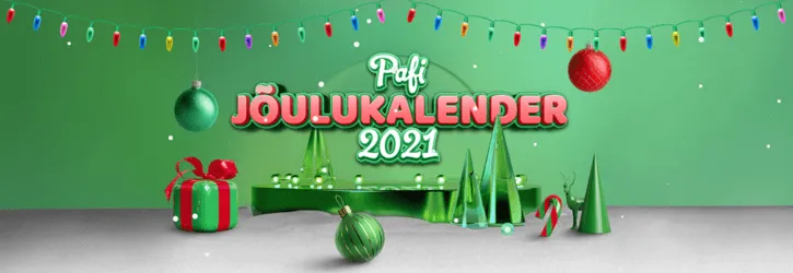 paf kasiino joulukalender 2021 kampaania