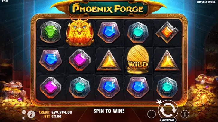 phoenix forge slot screen