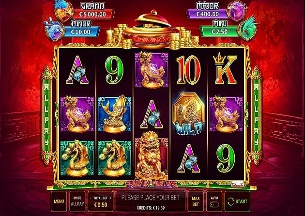 phoenix fortune slot screen