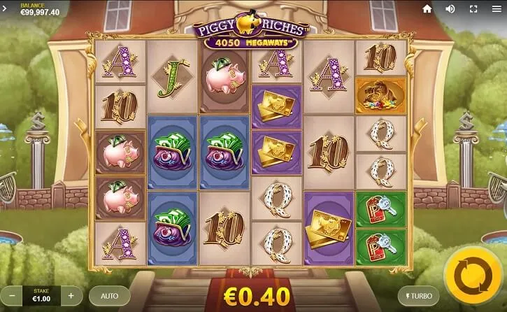 piggy riches megaways slot screen