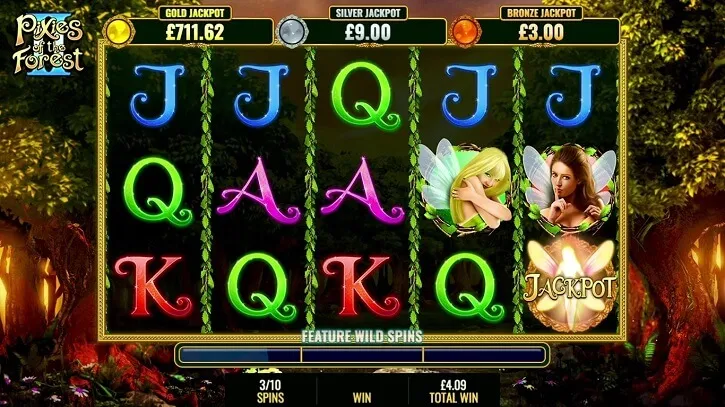 pixies of the forest 2 slot screen