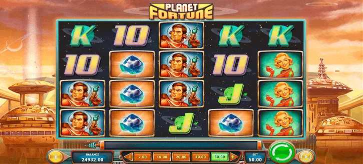 planet fortune slot screen