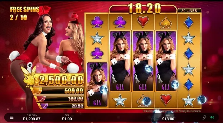 playboy gold jackpots slot free spins