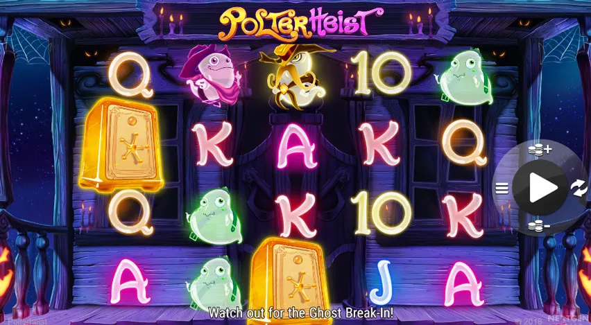 polterheist slot screen